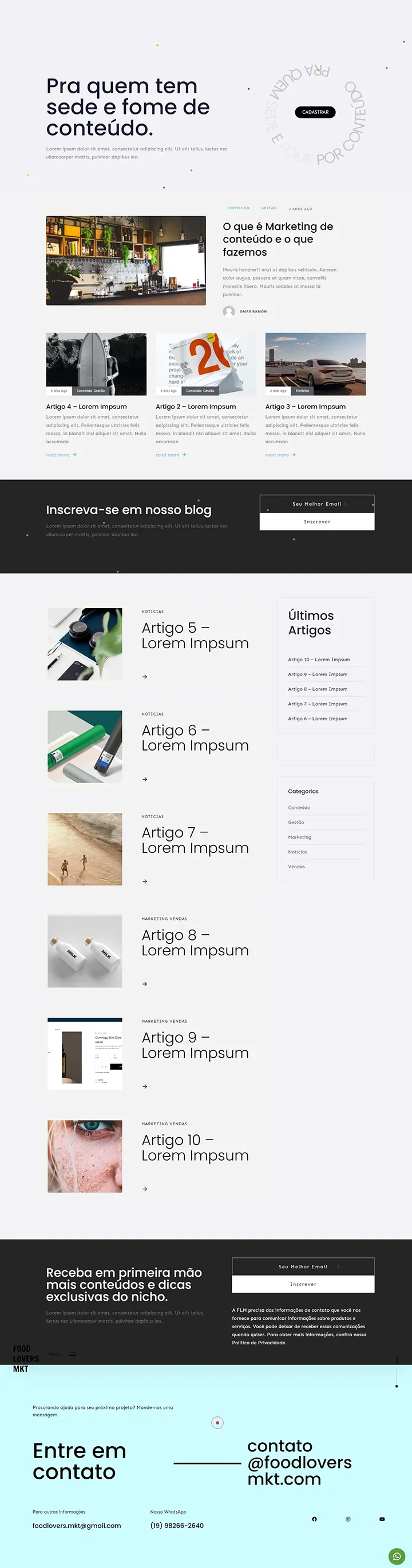 site - foodloversmkt | Bruno Francisco